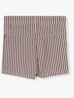 Uv & Strand|MiniATure MINI A TURE Gerryan Badeshorts, Acorn Brown Stripes