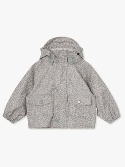 Regntøj|MiniATure MINI A TURE Julien Regnjakke, Print Vapor Gray