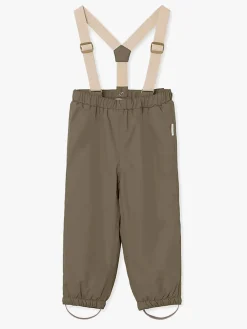 Børn MiniATure Termotøj|Vintertøj-MINI A TURE Wilas Overtræksbukser, Military Green