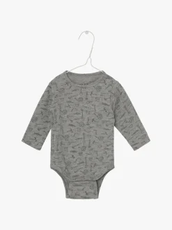 Børn MiniATure Bodyer & Heldragter-MINI A TURE Yomi Bodystocking, Sky Captain Blue