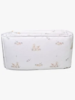 Sengetøj|MiniDreams Mini Dreams Bunny Sengerand 30x360, Hvid