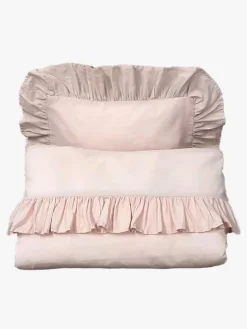 Sengetøj|MiniDreams Mini Dreams Frill Sengesæt 100x130, Pink