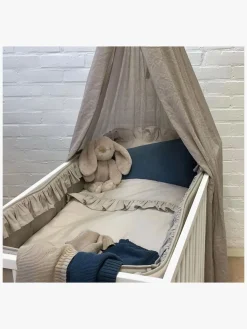 Sengetøj|MiniDreams Mini Dreams Frill Sengesæt 100x130, Sandfarvet