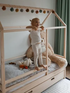 Børnesenge & Tilbehør|Minitude ARLO Sengeskuffe, Natur Beige