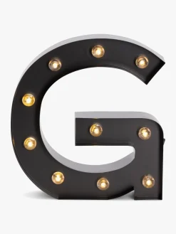 Lamper & Belysning|Minitude Bogstavslampe G, Sort