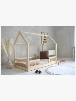 Børnesenge & Tilbehør|Minitude CARTER Junior-/Montessori-seng 80x160, Natur