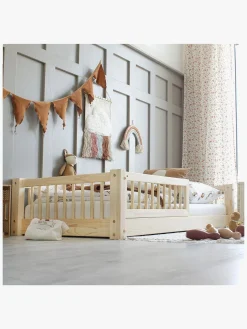 Børn Minitude Børnesenge & Tilbehør-CONNOR Junior-/Montessori-seng 90x190, Natur