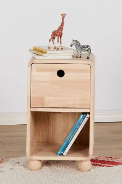 Børnemøbler|Minitude CRUZ Natbord, Natur