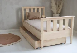 Børn Minitude Børnesenge & Tilbehør-ETHAN Seng 90x200, Natur