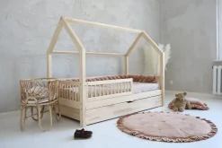 Børnesenge & Tilbehør|Minitude FINN Juniorseng 70x140, Natur