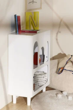 Børnemøbler|Minitude Form Bogreol, Hvid