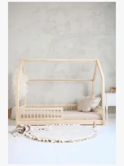 Børnesenge & Tilbehør|Minitude JAMES Junior-/Montessori-seng 90x190, Natur