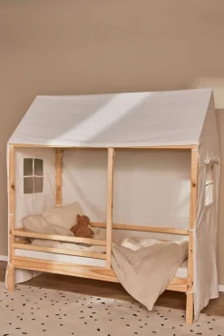 Børnesenge & Tilbehør|Minitude JAX Sengehimmel til Hus, Hvid