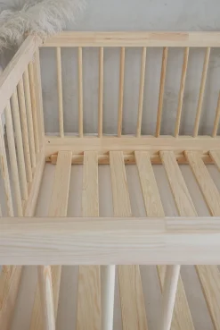 Børnesenge & Tilbehør|Minitude JULIAN Junior-/Montessori-seng 100x200, Natur