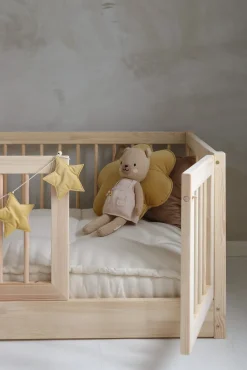 Børnesenge & Tilbehør|Minitude JULIAN Junior-/Montessori-seng 100x200, Natur