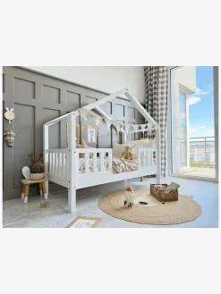 Børnesenge & Tilbehør|Minitude Juniorseng CALEB 70x140, Hvid