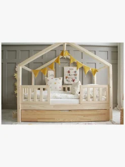 Børn Minitude Børnesenge & Tilbehør-Juniorseng EMMET 70x140, Natur