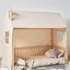Børn Minitude Børnesenge & Tilbehør-MASON Sengehimmel til Hus, Offwhite