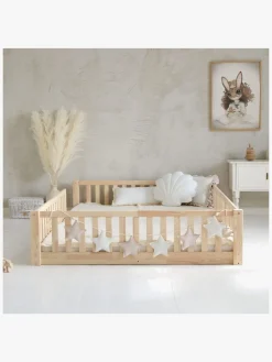 Børnesenge & Tilbehør|Minitude MILES Junior-/Montessori-seng 140x200, Natur