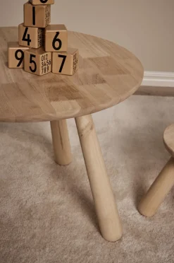 Børnemøbler|Minitude Nordic Dimma Bord, Natur Brun