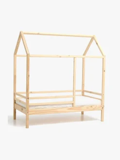 Børnesenge & Tilbehør|Minitude Nordic Jax Juniorseng 70x140 og BabyMatex Softi Plus Madras, Natur