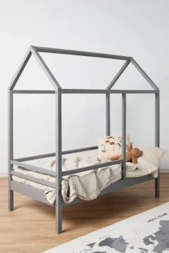 Børnesenge & Tilbehør|Minitude Nordic JAX Juniorseng 70x140, Grå Grå