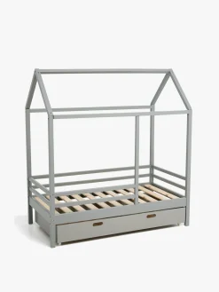 Børnesenge & Tilbehør|Minitude Nordic Jax Juniorseng 70x140 inkl. Sengeskuffe, Grå