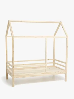 Børnesenge & Tilbehør|Minitude Nordic JAX Juniorseng 70x140, Natur Beige