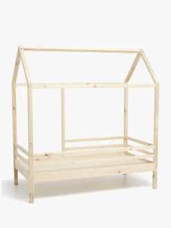 Børnesenge & Tilbehør|Minitude Nordic JAX Juniorseng 70x140, Natur Beige