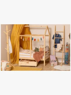 Børnesenge & Tilbehør|Minitude Nordic JAX Sengeskuffe, Natur Beige