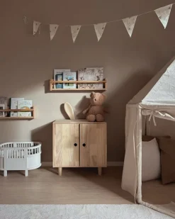 Børnemøbler|Minitude Nordic KIAN Skab, Natur Beige