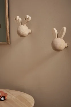 Børn Minitude Interiør-Nordic LEON Kroge 2-pak, Natur