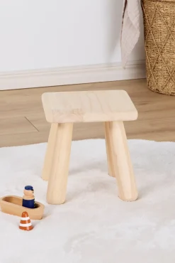 Børnemøbler|Minitude Nordic LOUIS Skammel, Natur Beige