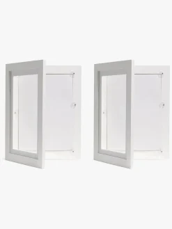 Børn Minitude Interiør-OLIVER Åbningsbar Ramme A4 2-pak 100 Sider, Hvid