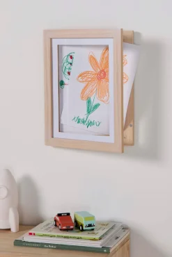 Børn Minitude Interiør-OLIVER  Åbningsbar Ramme A4, 100 Sider, White wash