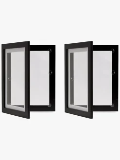 Børn Minitude Interiør-OLIVER Åbningsbar Ramme A4 2-pak 100 Sider, Sort