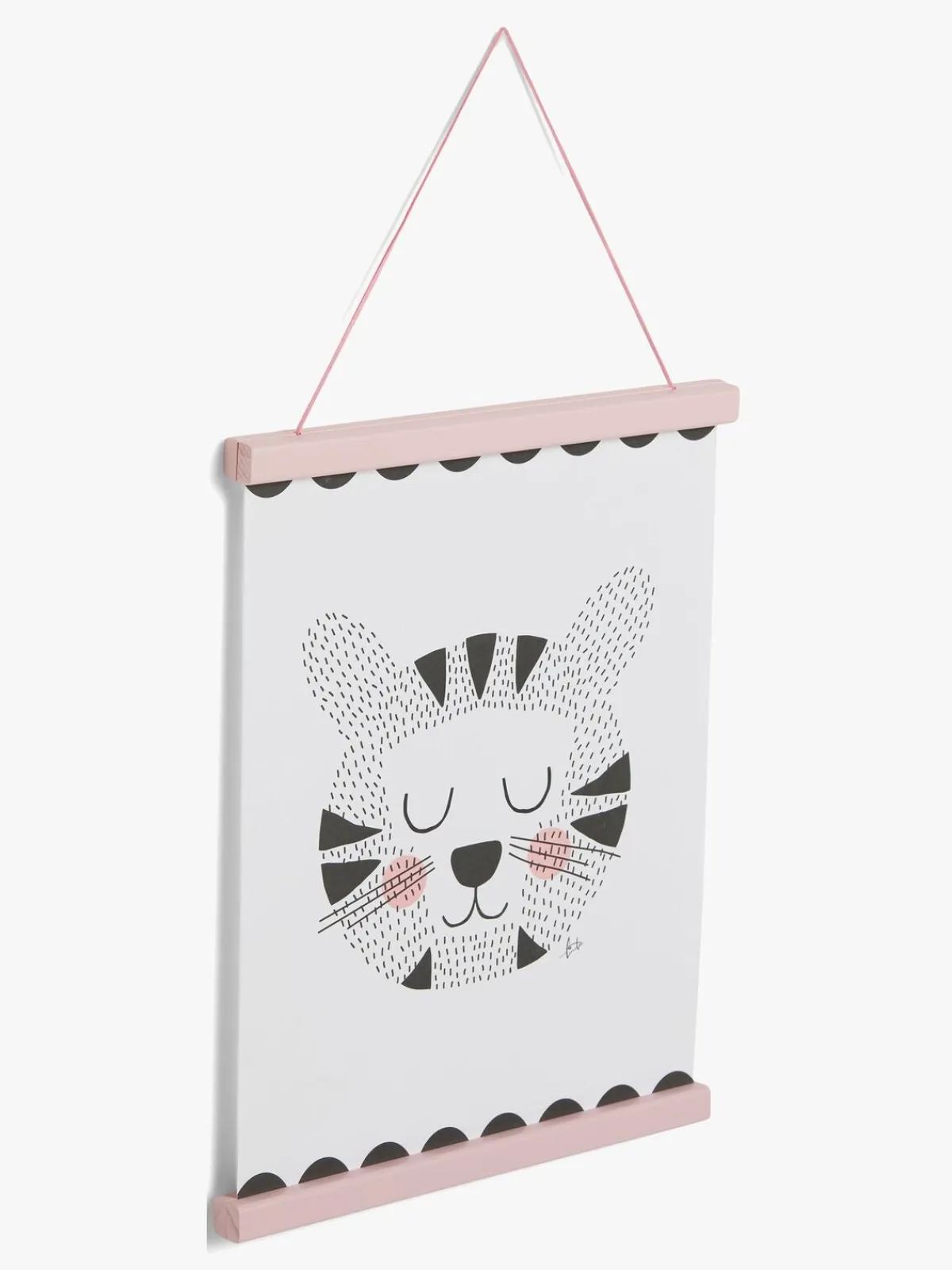 Interiør|Minitude Plakatlister Lille, Dusty Pink Lyserød