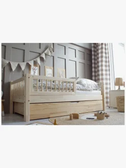 Børnesenge & Tilbehør|Minitude trundle OWEN Seng 90x200, Natur