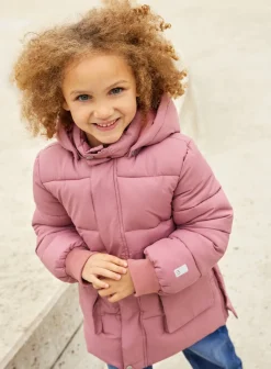 Børn Minymo Vintertøj-Dynejakke, Withered Rose