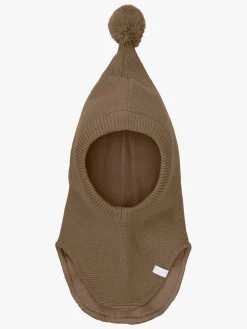 Børn Minymo Tilbehør|Uldtøj-Elefanthue Uldblanding, Caribou