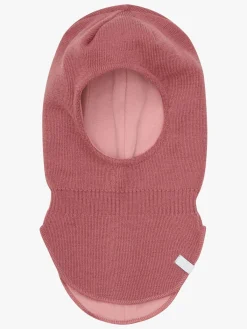 Børn Minymo Uldtøj|Tilbehør-Elefanthue Uldblanding, Withered Rose