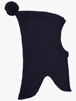 Børn Minymo Tilbehør|Uldtøj-Elefanthue Uldblanding, Parisian Night