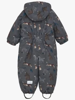 Overtøj|Minymo Flyverdragt, Dark Gull Grey