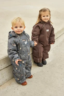 Overtøj|Minymo Flyverdragt, Dark Gull Grey