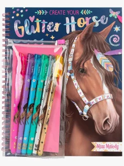 Kreativt Legetøj|MissMelody Miss Melody Malebog med Glittertusser