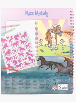 Kreativt Legetøj|MissMelody Miss Melody Malebog med Pailletter