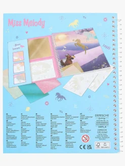 Kreativt Legetøj|MissMelody Miss Melody Stick & Shine Malebog