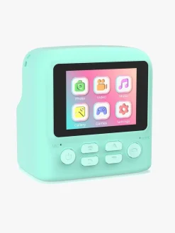 Elektronik & Media|MOB Pixiprint Polaroidkamera med Spil, Turkis Blå