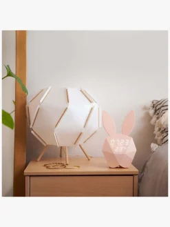 Interiør|MOB Vækkeur med Natlampe Kanin, Lyserød Lyserød