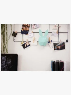 Interiør|MOB Vækkeur med Natlampe Kanin, Lyseblå Blå